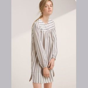 Aritzia Wilfred Striped Rue Dress
